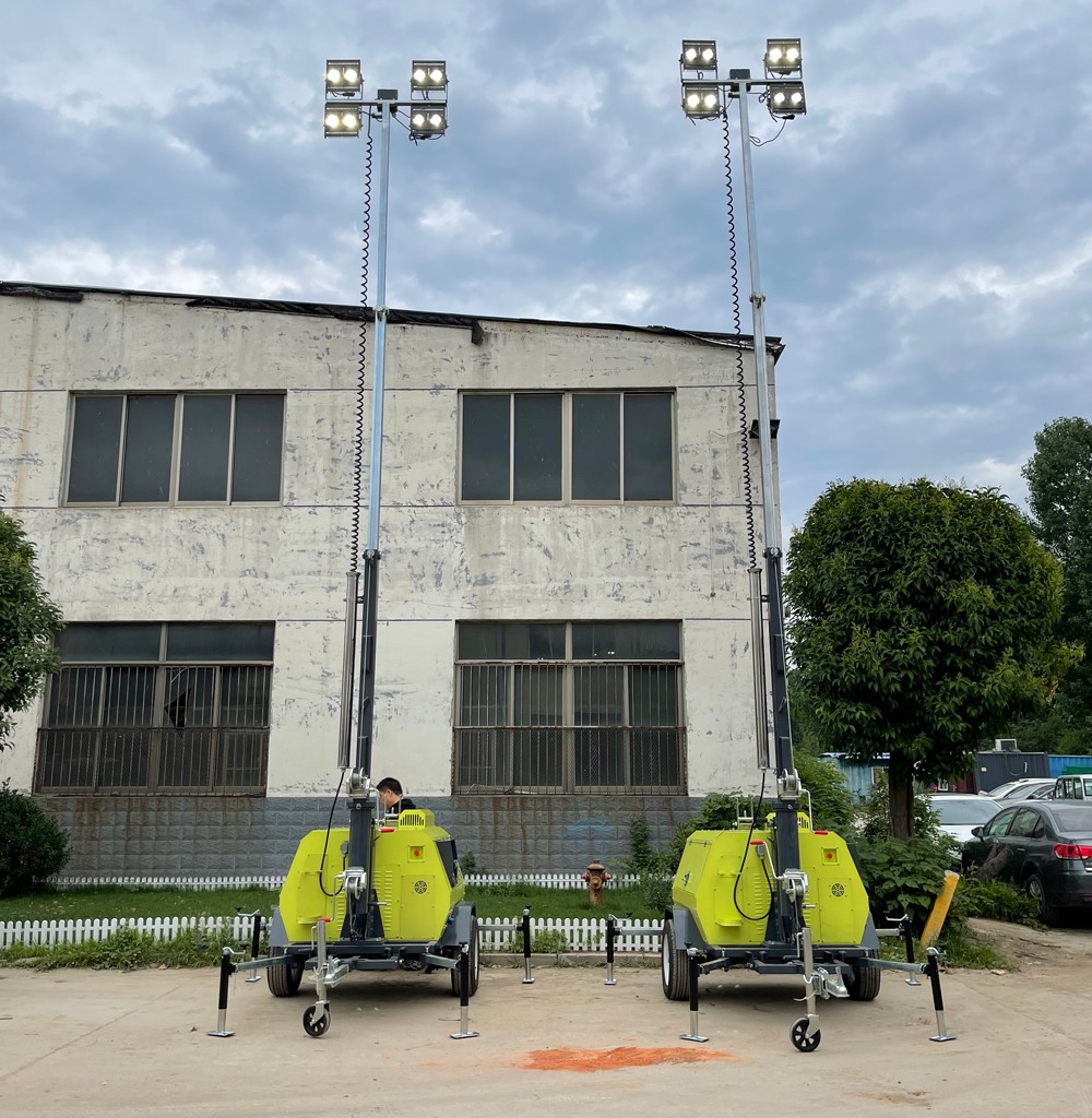 持續交貨中！山東思拓瑞克20臺9米移動照明燈車陸續發貨發往蒙古國